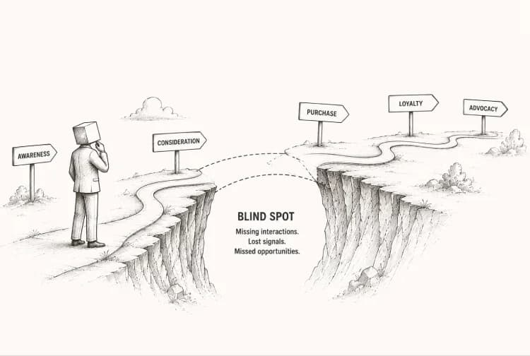 A blind spot in the customer journey