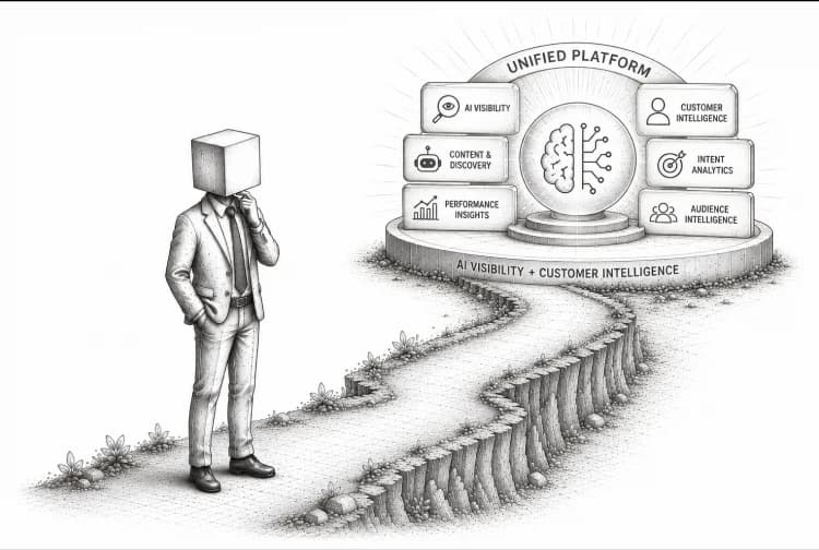 A unified platform for AI visibility and customer intelligence
