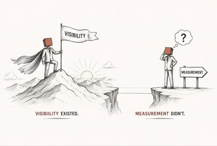Visibility existed. Measurement didn't.